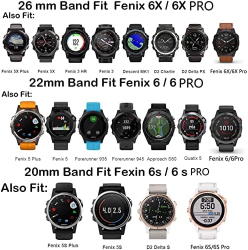 ANKANG 20mm Silicon Quick Release Watchband curea pentru Garmin Fenix 7s 6s Pro Ceas EasyFit încheietura Band Curea pentru