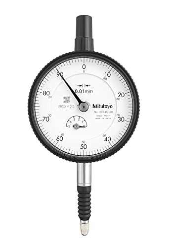 Mitutoyo 2044A-60 Indicator de apelare DG 0.01 Grad, 0-5mm interval