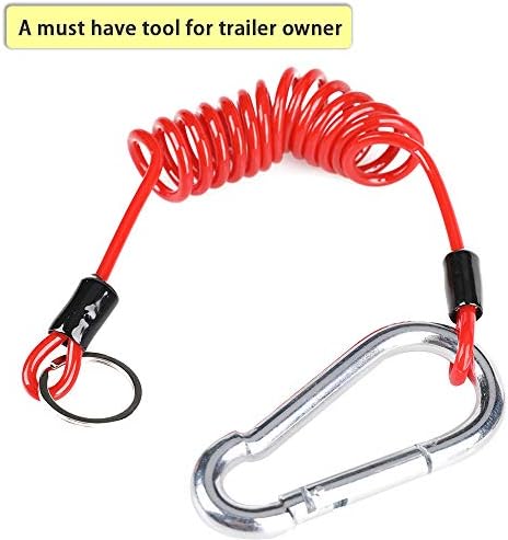 Cablu de remorcă de 6 picioare, remorcă pentru remorcă, sârmă de arc de siguranță pentru siguranță pentru a face sârmă cu arc