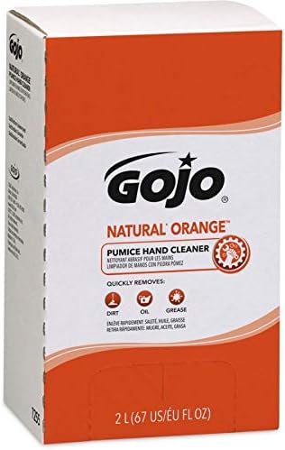 Gojo 7255 natural Orange Ponce hand Cleaner Refill, parfum de citrice, 2000ml, 4 / Cutie