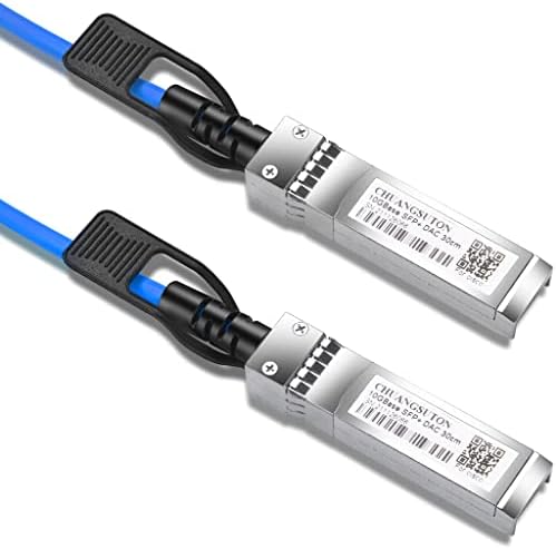 Chuangsuton Blue 10G SFP+ Pasiv Direct Atașat Cablu de cupru pentru rețele de ienupăr Ex-SFP-10GE-DAC-0.5M Ethernet 10GBE 10