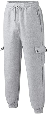 Pantaje de pulover Beuu pentru bărbați, pantaloni cu pantaloni calzi de primăvară, de primăvară, stradă Sports Sports Sports