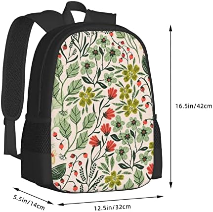 Aseelo flori frumoase școală rucsac mare colegiu rucsac Casual Bookbag călătorie Daypack pentru fete baieti adolescenti