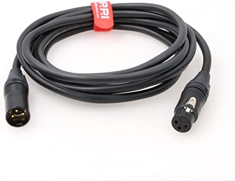 Cablu de alimentare DR 24V DC Neutrik cu 3 pini XLR Femeie la 3 pini XLR Masculin pentru lumini LED