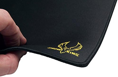 Crow King Esports Pad de jocuri mari, mouse-ul portabil pentru jucătorul profesionist, bază anti-alunecare, margini cusute