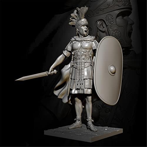 Etriye 75mm 1/24 Model de soldat din rășină Model antic Roman Comandant militar roman Die Distin Cast Model Kit /BX672