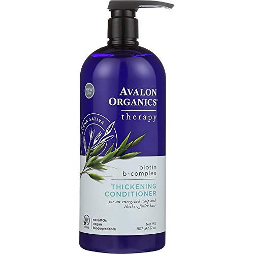 Avalon Organics Terapia Balsam de îngroșare, Biotină B-Complex, 14 oz
