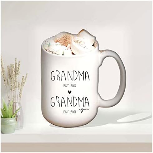 Personalizat Bunica, Bunica din nou anunț de sarcină, anunț copil, bunica din nou cadou, cadou de Ziua Mamei, bunica din nou