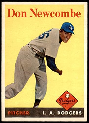 1958 Topps 340 Don Newcombe Los Angeles Dodgers Ex+ Dodgers